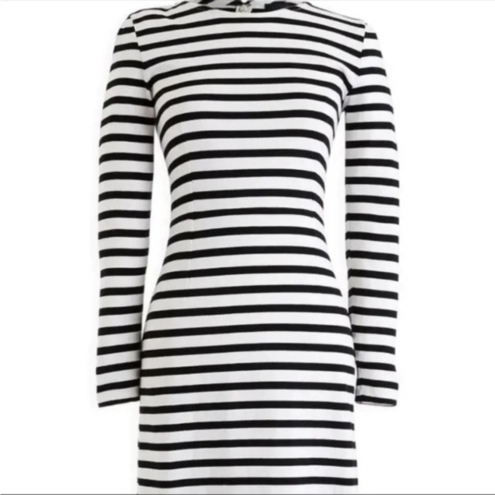 J. CREW Striped Long Sleeve Cotton MIDI Dress‎ Size 2 NWOT Summer Spring Soft